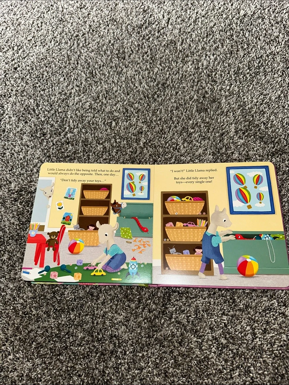 Little Llama Board Book - Pink